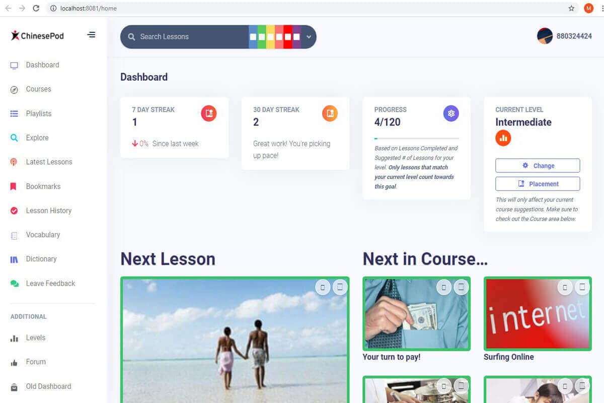 Chinese-Pod Website