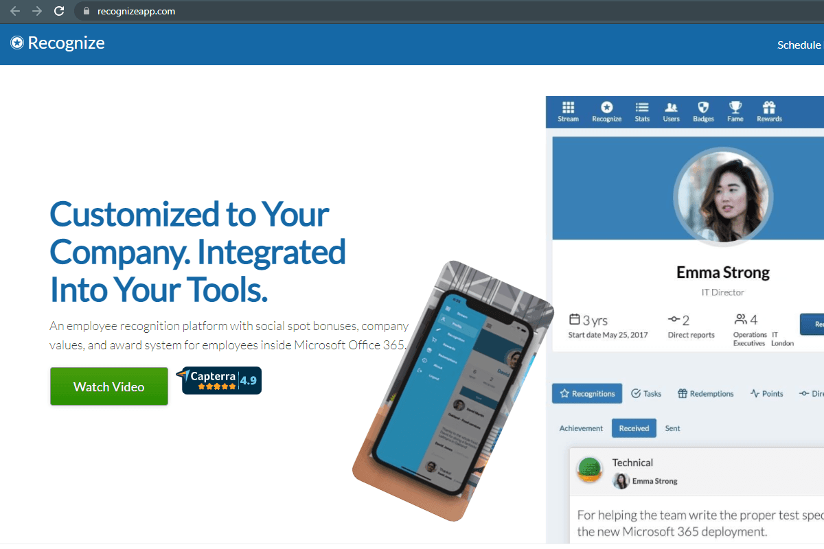 Recognize - Social employee Recognition